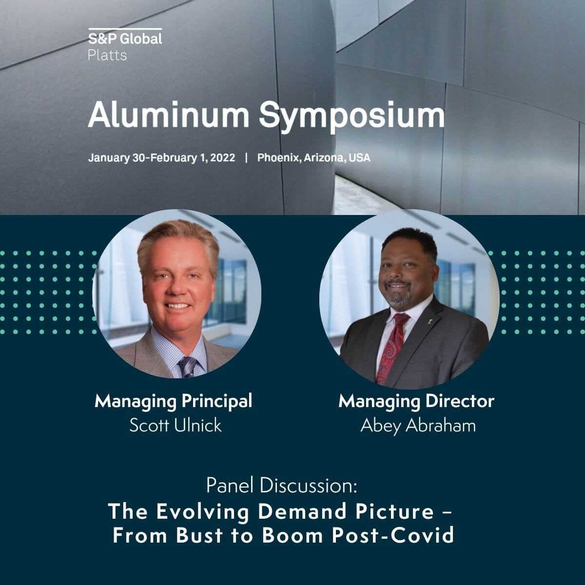Ducker joins panel at s&p global platts aluminum symposium 2022