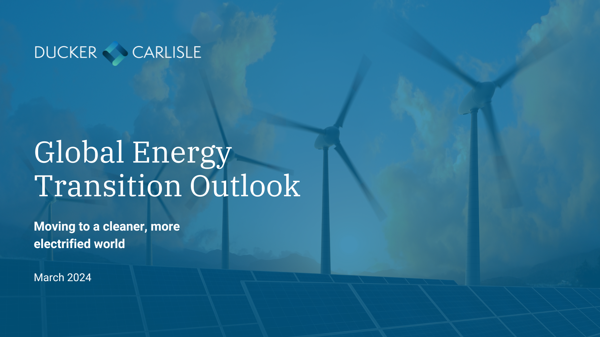 Global Energy Transition Outlook 2024