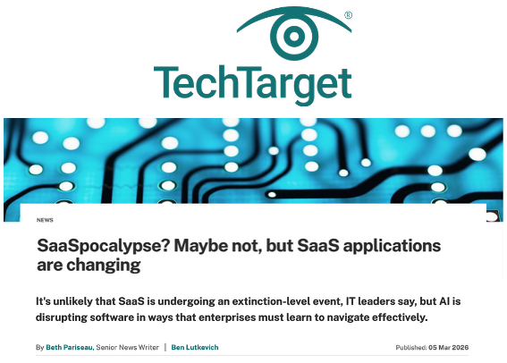 SaaSpocalypse? Maybe not, but SaaS applications are changing