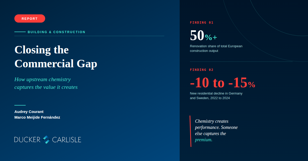Closing the Commercial Gap: How Upstream Chemical Producers Capture the Value Their Chemistry